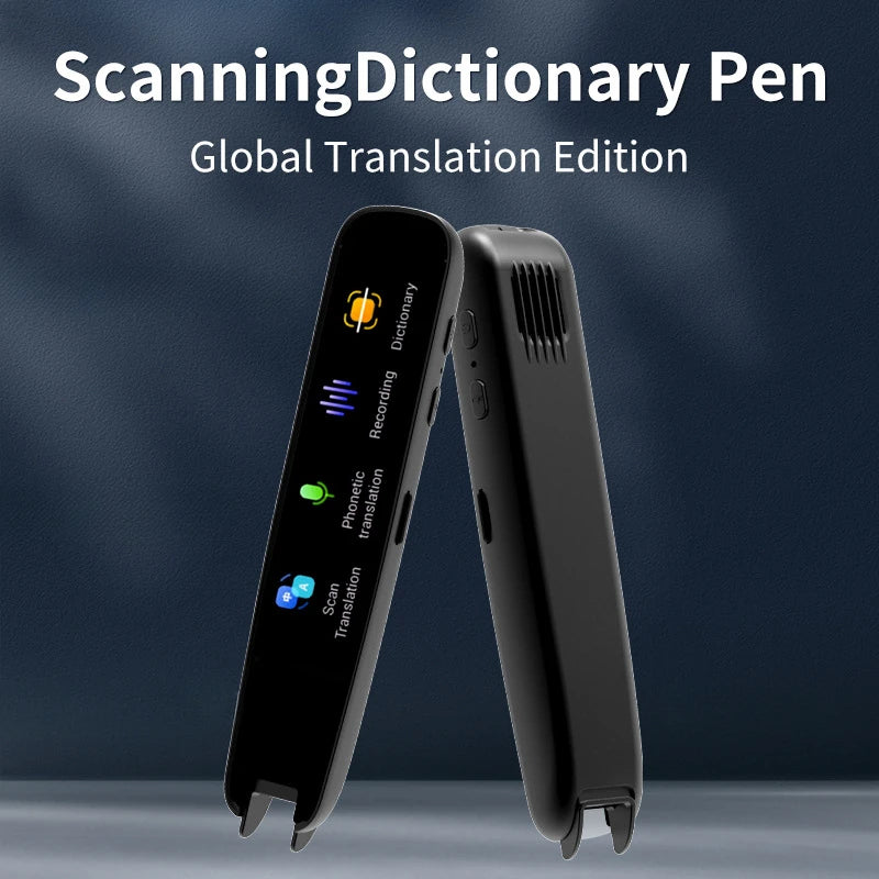 Upgraded Business Translation Scanner Pen, Mobile Scanner Translator Learning Reading Pen 112 Languages Translation Device
