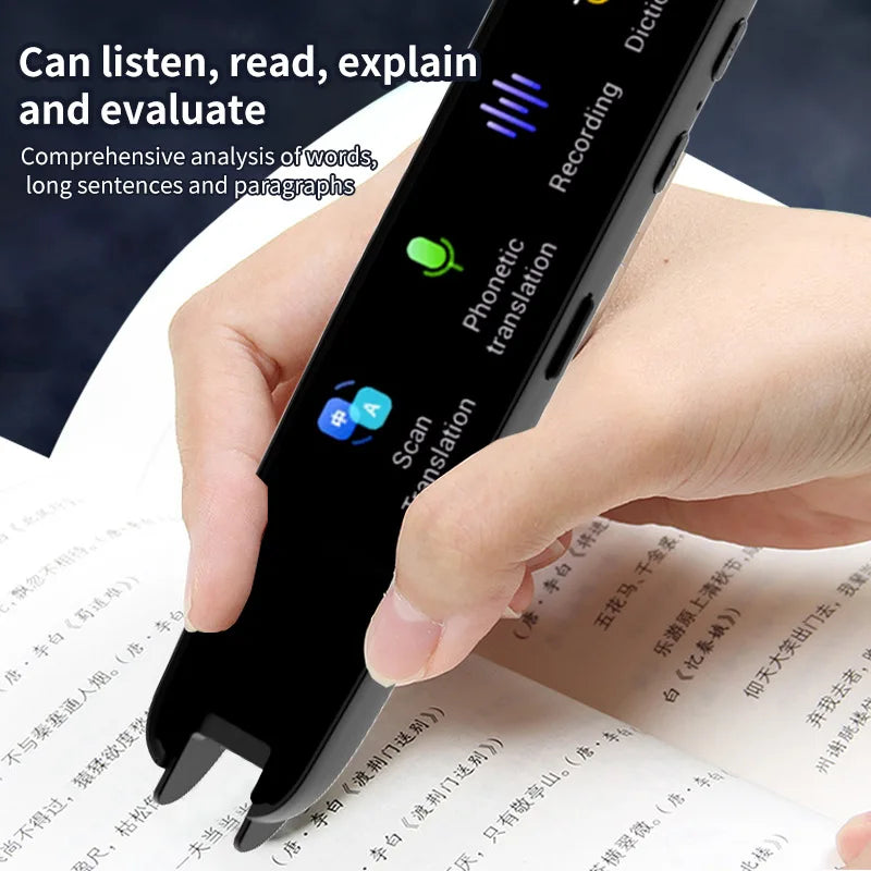Upgraded Business Translation Scanner Pen, Mobile Scanner Translator Learning Reading Pen 112 Languages Translation Device