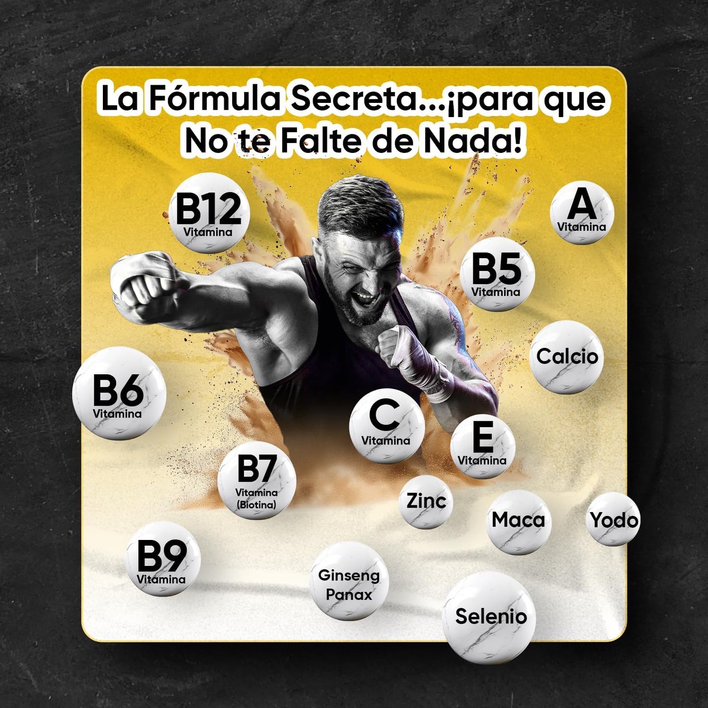 Multivitamínico Hombre Con Minerales - 90 Gominolas Sabor Melocotón Y Naranja - 14 Nutrientes Esenciales - Men Complex De Vitaminas B, Vitamina C, Calcio, Zinc Maca Y Biotina - Vegano Y Sin Gluten