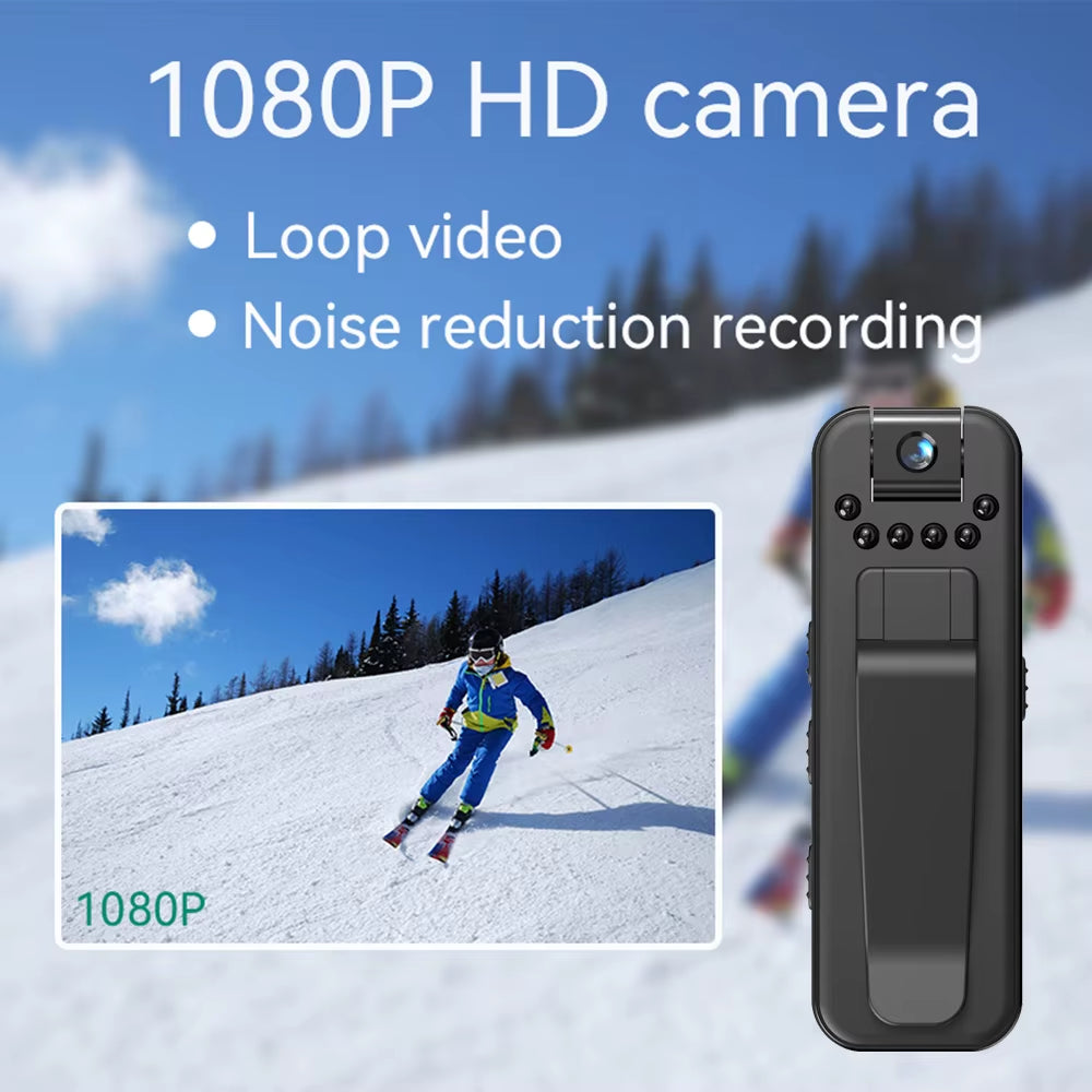 HD 1080P Mini Camera Portable Small Digital Video Recorder Police Bodycam Infrared Night Vision Video Surveillance Camcorder